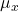 Rendered by QuickLaTeX.com \mu_x
