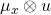 Rendered by QuickLaTeX.com \mu_x\otimes u