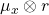 Rendered by QuickLaTeX.com \mu_x\otimes r
