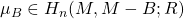 Rendered by QuickLaTeX.com \mu_B\in H_n(M,M-B;R)
