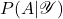 P(A|\mathscr{Y})