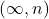 (\infty,n)