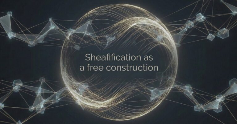 Sheafification as a free construction – icefog BLOG